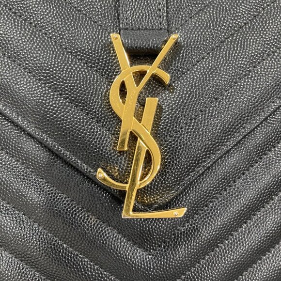 Saint Laurent Large Monogram Matelasse Envelope Shoulder Bag (JB1055) - Picture 8 of 13